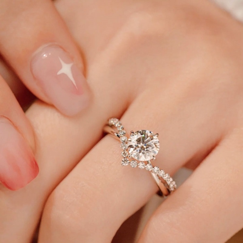 OFFICIAL CINCIN COUPLE PERAK ASLI NIKAH EMAS PUTIH ADJUSTABLE PASANGAN NIKAH LAMARAN CINCIN