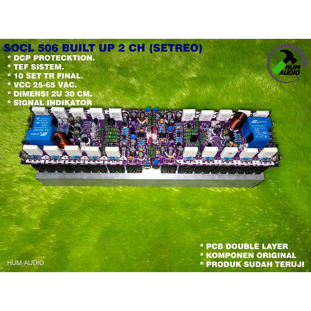 SOCL 506 BUILT UP 2 CH ( SETREO ) 2U 30CM.