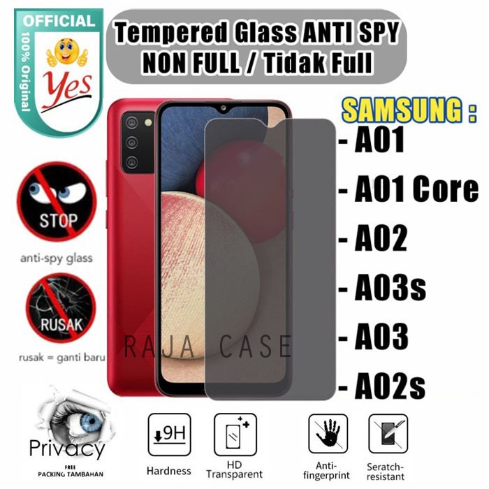 Tempered Glass SAMSUNG A01 A01 CORE A02 A02S A03S A03 - Pelindung Layar Handphone SAMSUNG A01 A01 CORE A02 A02S A03S A03