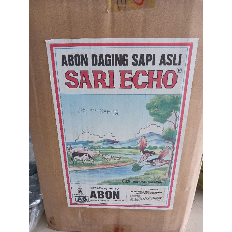 

Abon sapi sari echo (minimal 250 gram)