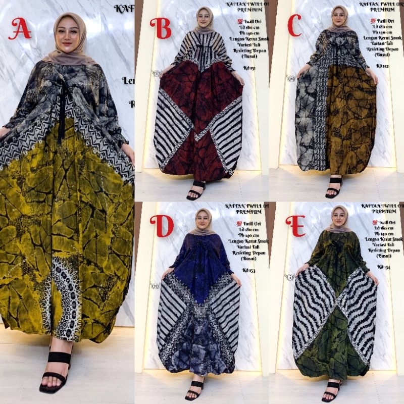 KAFTAN TWILL ORI SUPER MOTIF MALAMAN