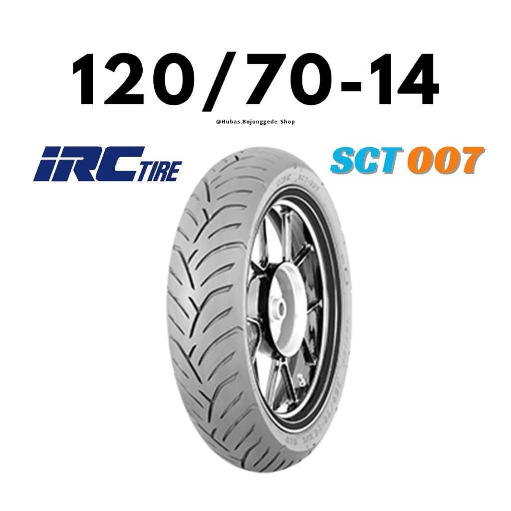 Ban Motor Ring 14 [ 120/70 ] SCT007 Ban IRC 120/70-14 Tubeless
