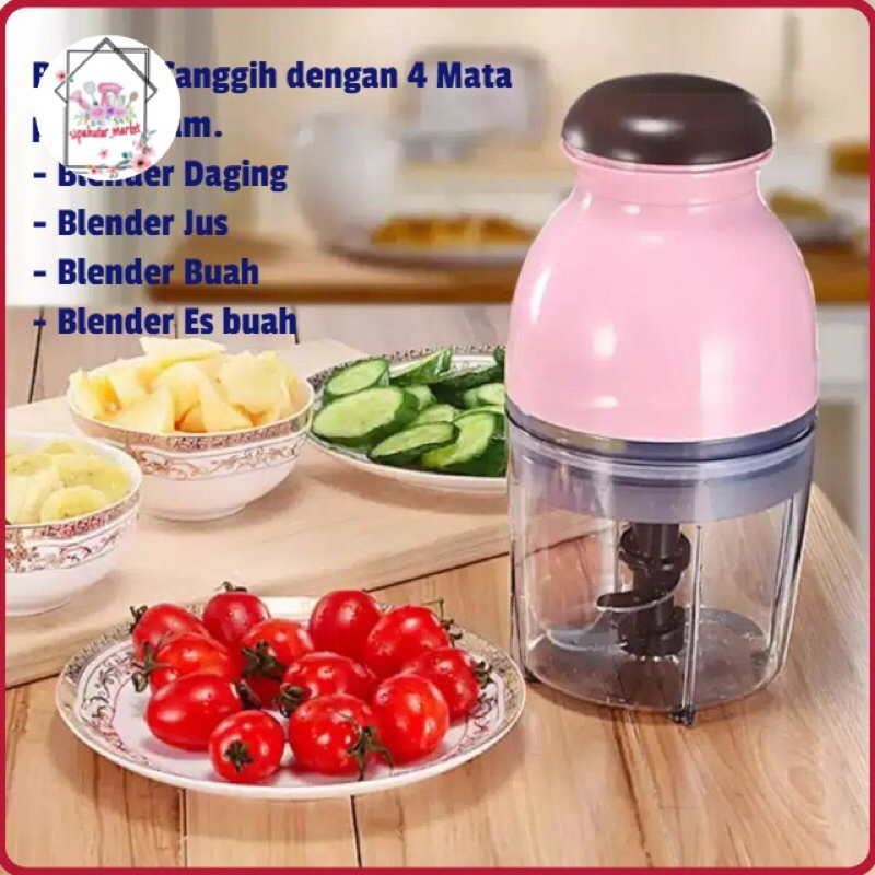 BLENDER KAPSUL SERBAGUNA CHOPER DAGING DAN BUMBU PRAKTIS