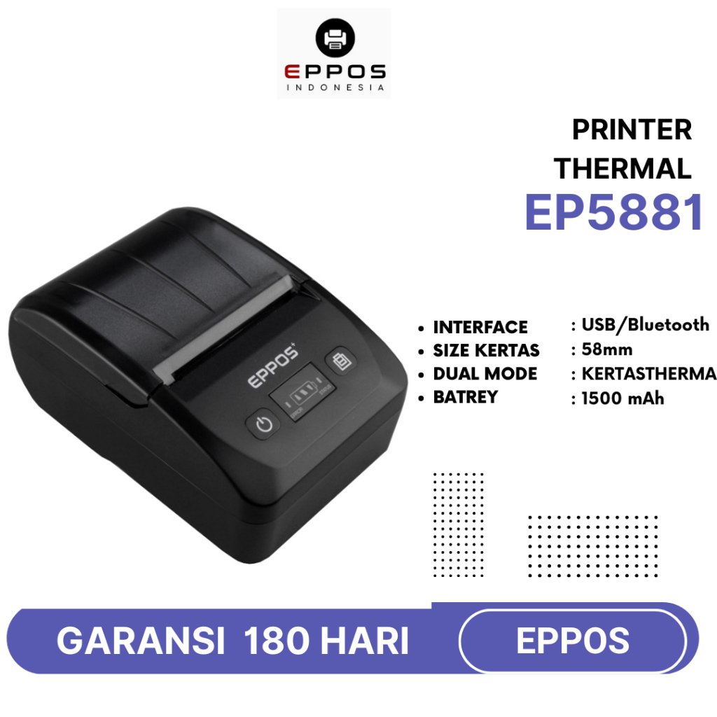 Printer Bluetooth 58mm EPPOS EP5881