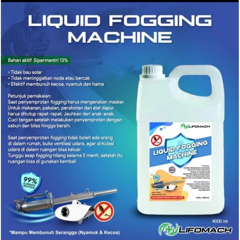 Lifomach desinfektan Cair untuk fogging nyamuk Dan kecoa ramah lingkungan (Ojol)
