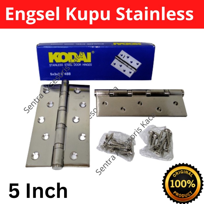 Engsel Pintu Jendela Stainless Kodai