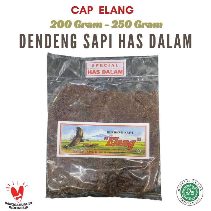 

Dendeng sapi Spesial Has Dalam Dendeng Sapi Boyolali Cap Elang Dendeng Has Dalam 250 gr