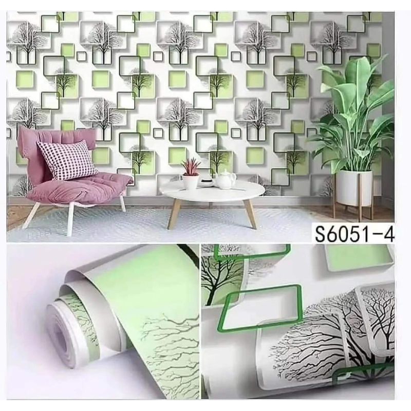 Wallpaper Dinding Stiker Dinding Ukuran 45×10meter