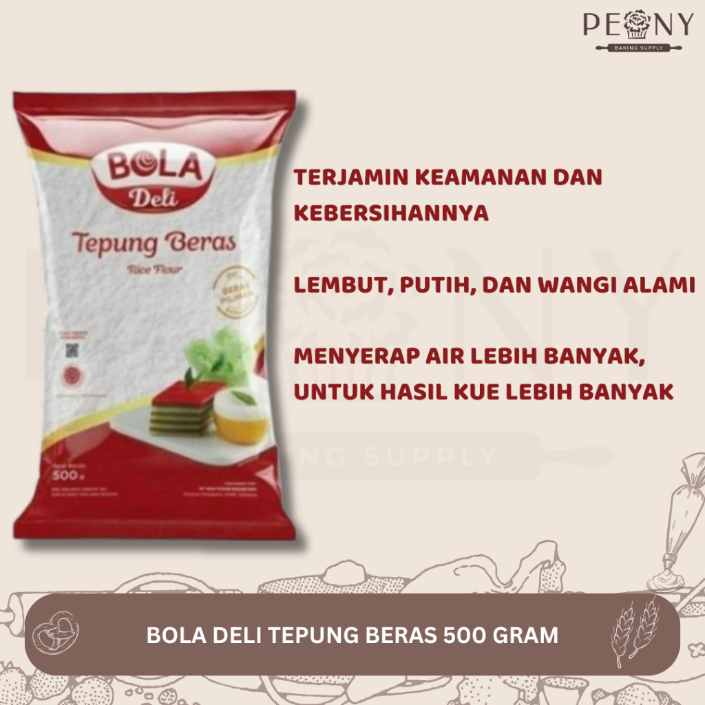 

BOLA DELI TEPUNG BERAS 500GR