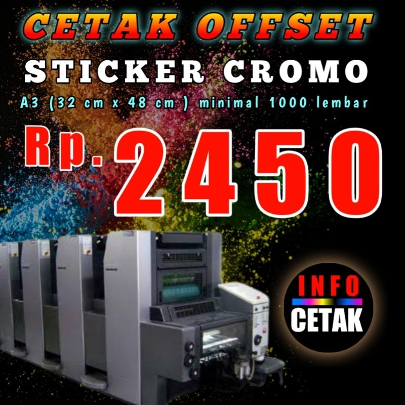 

CETAK STIKER BONTAK CROMO