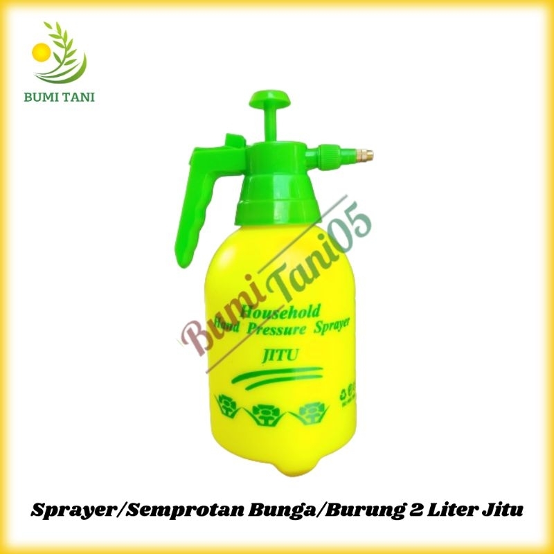 Semprotan Air 2 Liter Jitu Sprayer Manual Burung Pestisida Bunga Serbaguna
