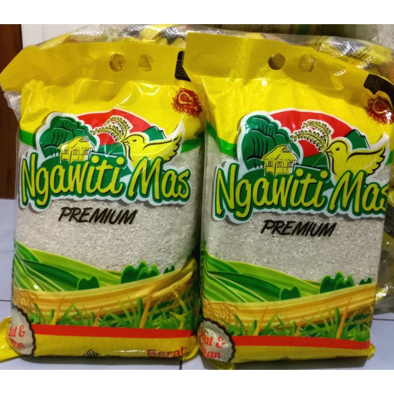 

Beras Premium Ngawiti Mas 5kg READY STOCK