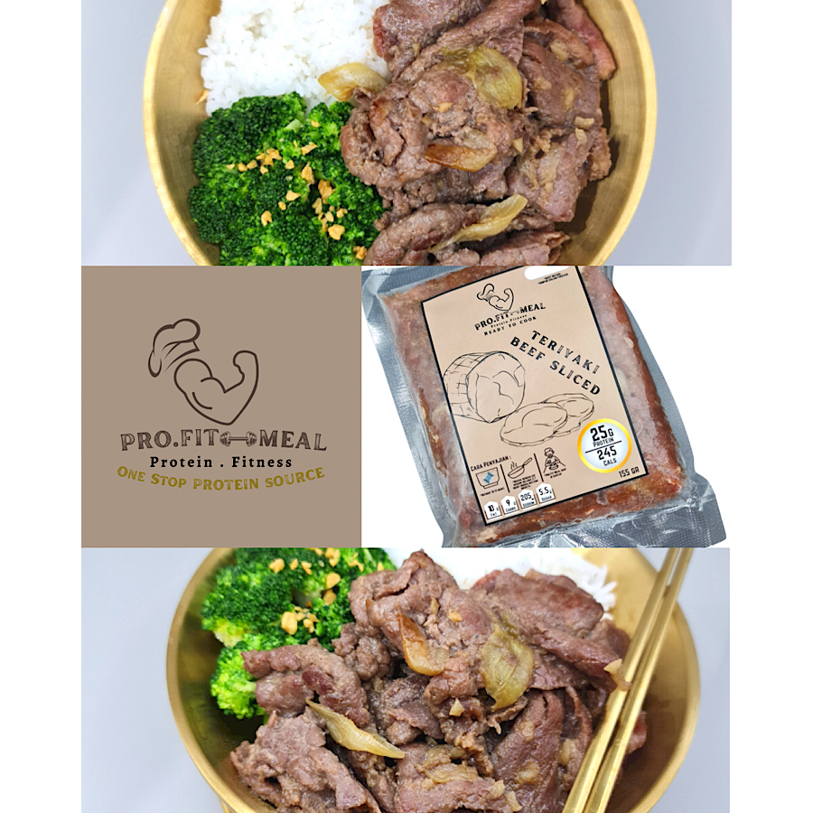 

Beef Slice Marinasi - Beef Teriyaki High Protein - Tenderloin Beef - Daging Sapi Has Dalam