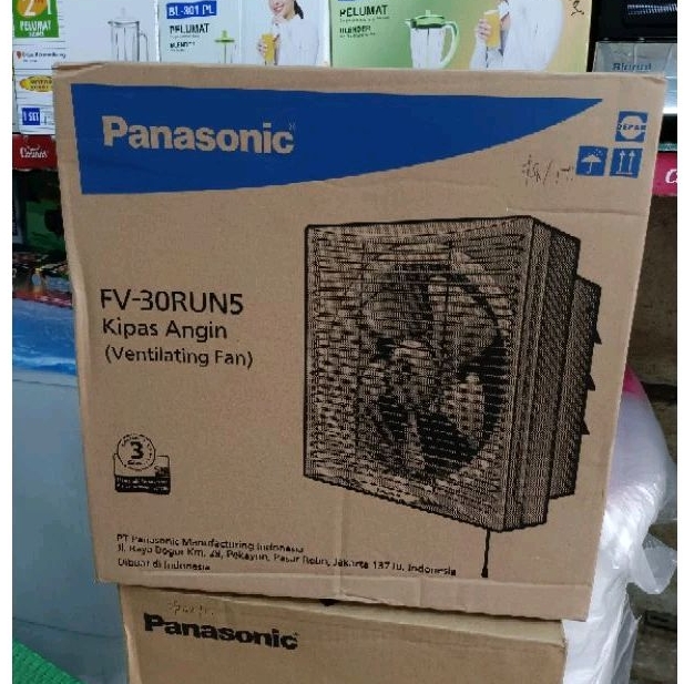 EXHAUST FAN PANASONIC 30 RUN - HEXOS PANASONIC 12 INCH 30CM - PANASONIC EXHAUSTFAN 12 INCI - WALL EX