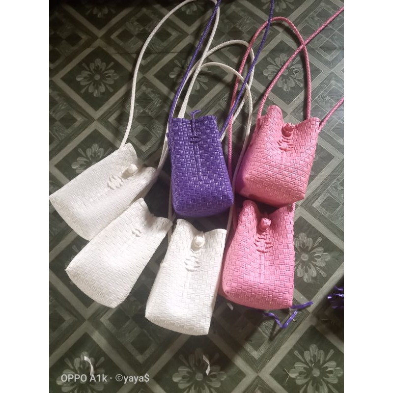 tas anyaman plastik jelly