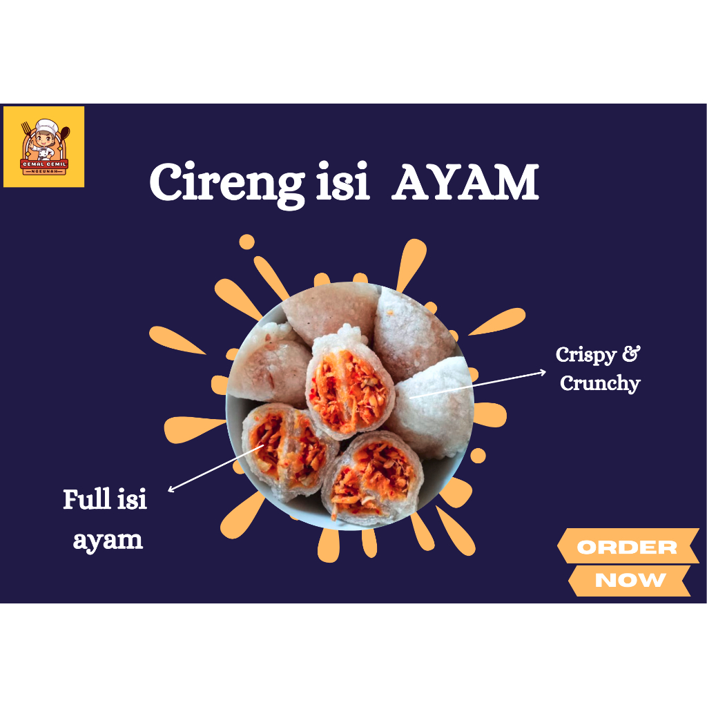 

CIRENG ISI AYAM NGEUNAH SUPER PEDAS - BAHAN TERBAIK DAN MURAH - CEMAL CEMIL NGEUNAH