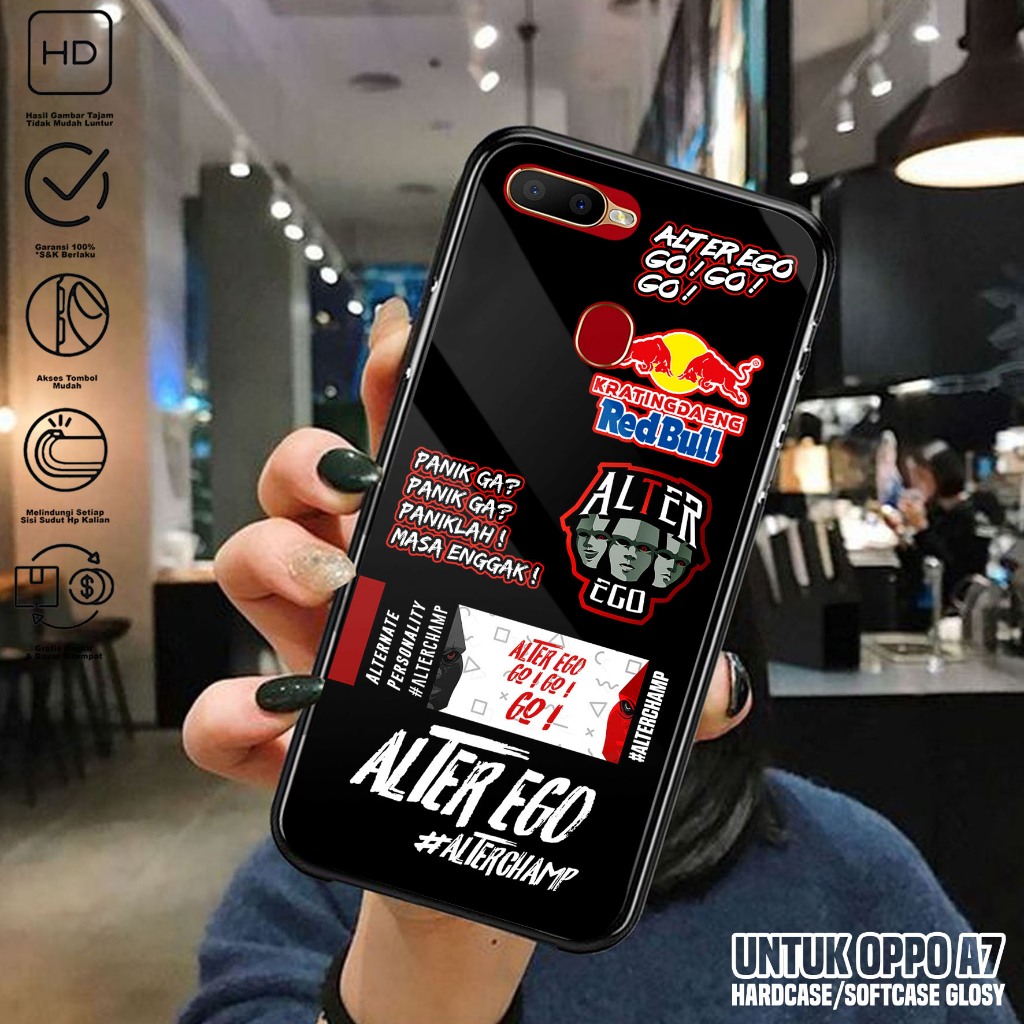 Case Oppo A7 - Casing Hp Oppo A7 Terbaru ( ESPRT ) - Kesing Hp Oppo A7 - Silikon Hp - Cover Hp - Mik