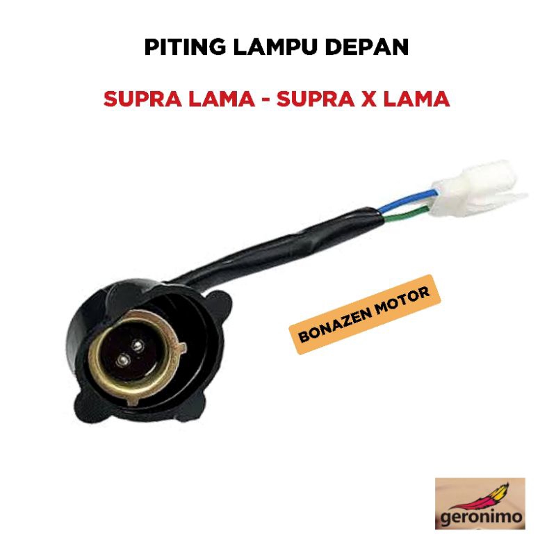 Piting Lampu Depan Supra Lama - Supra X Lama 100 cc / Fitting Pitting Soket Socket Dudukan Kabel Cop