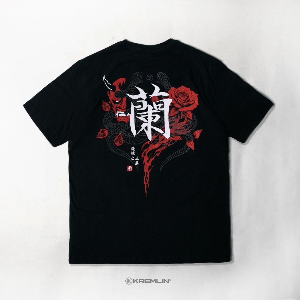 KREMLIN T-Shirt Kaos Black - ORCHID