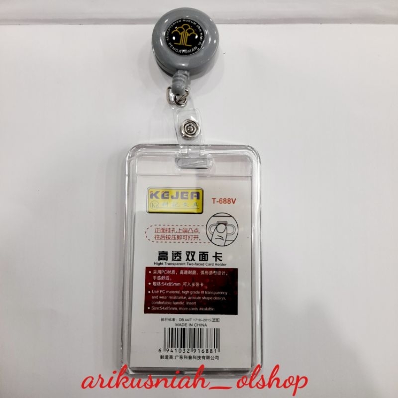 

id card holder pengayoman terbaru akrilik
