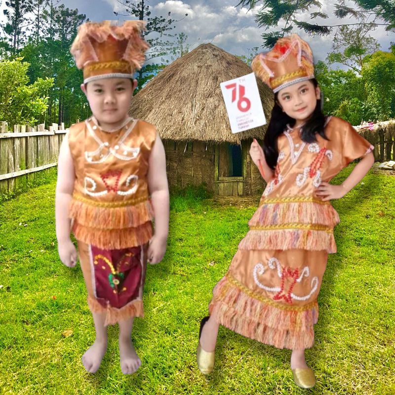 Pakaian Adat Papua Paud Tk Sd // Baju Papua Anak // Baju Adat Papua Anak / Baju papua anak laki cowo