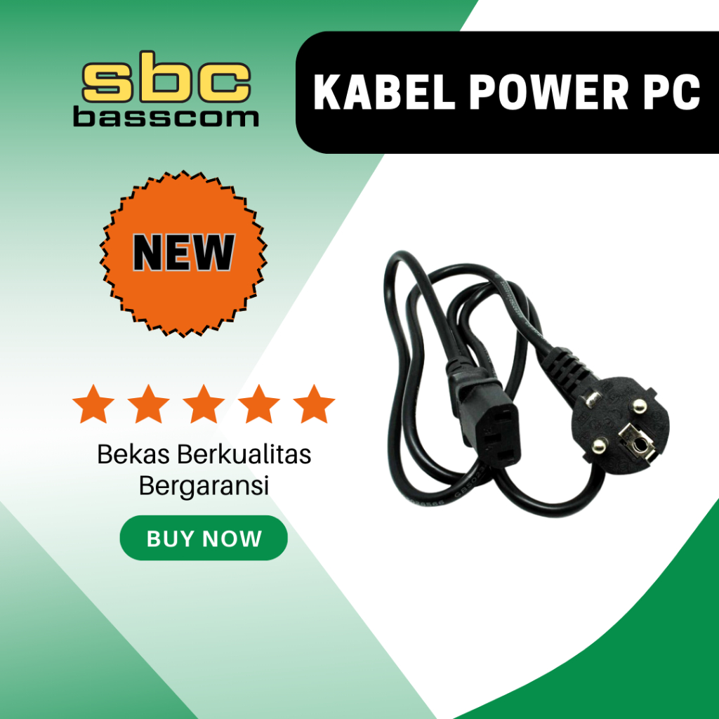 Kabel Power PC Desktop Komputer