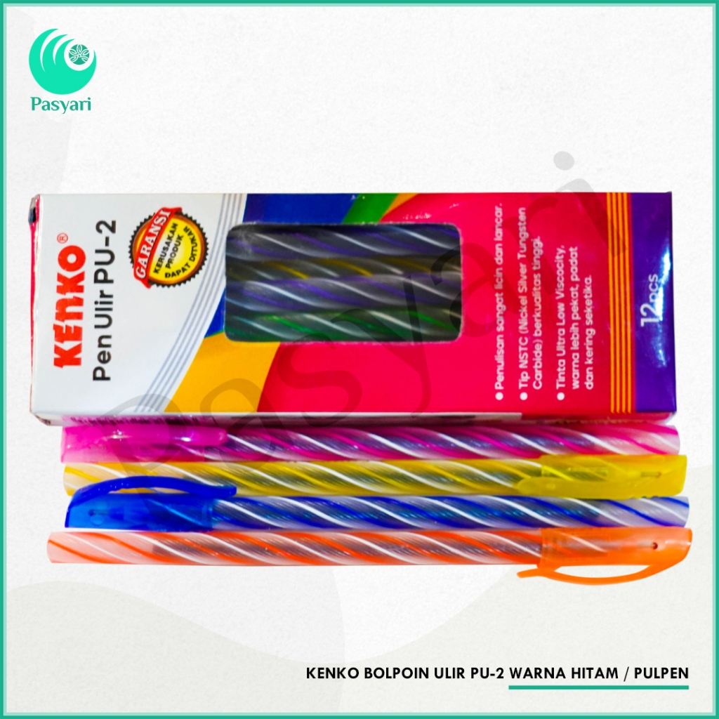 

KENKO BOLPOIN ULIR PU-1 WARNA HITAM / PULPEN / PER 6 PCS