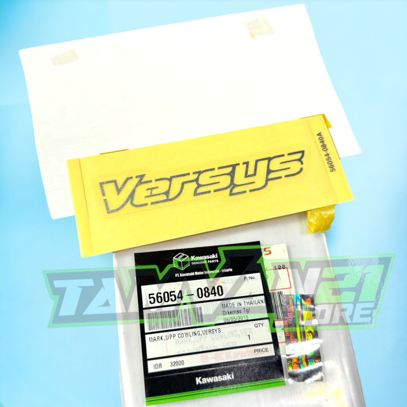 EMBLEM STICKER COWL STICKER FAIRING KAWASAKI VERSYS ORIGINAL