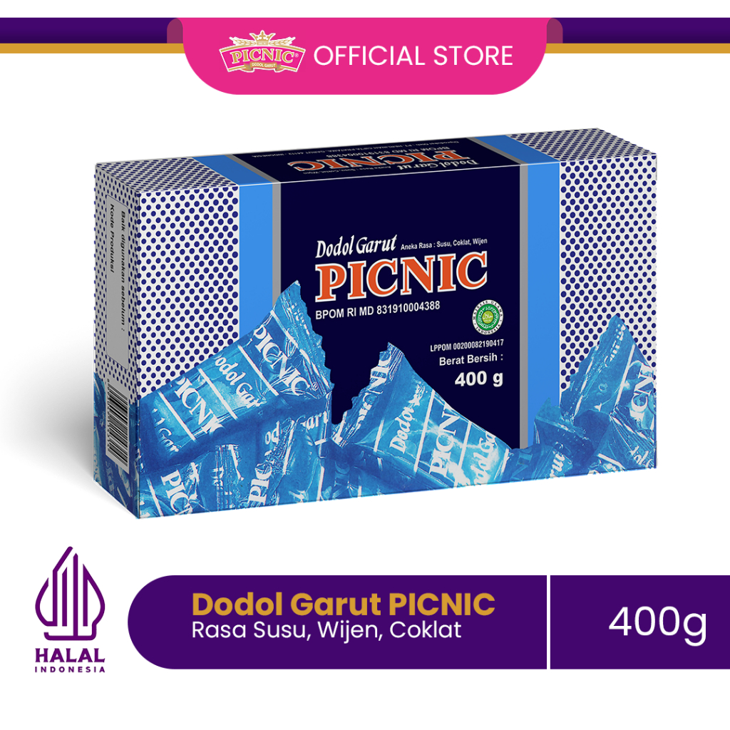 

Dodol Garut Picnic Clasic Dus Biru 400 gram