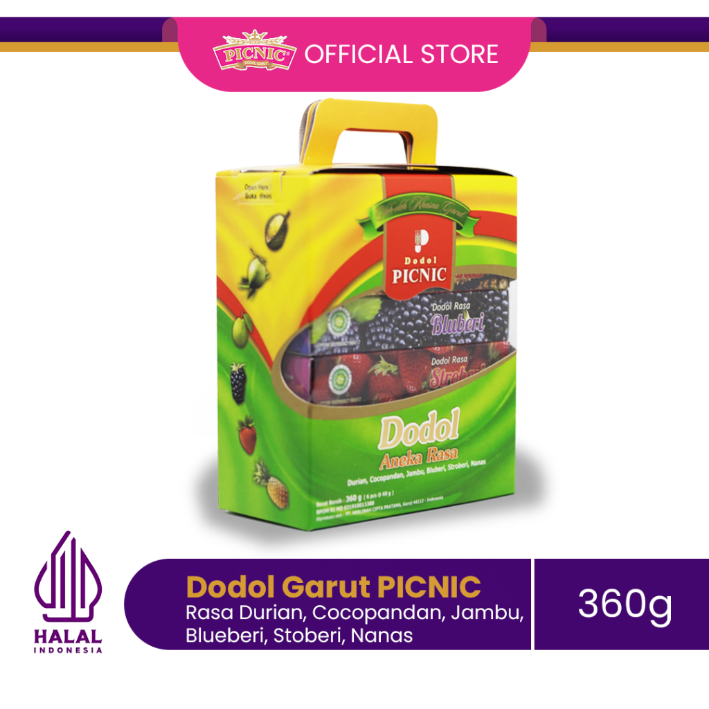 

Dodol Garut PICNIC Gift Mini Aneka Buah