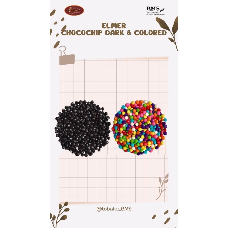 

Elmer Choco Chips DARK HR & COLOUR 4 X 3 Kg