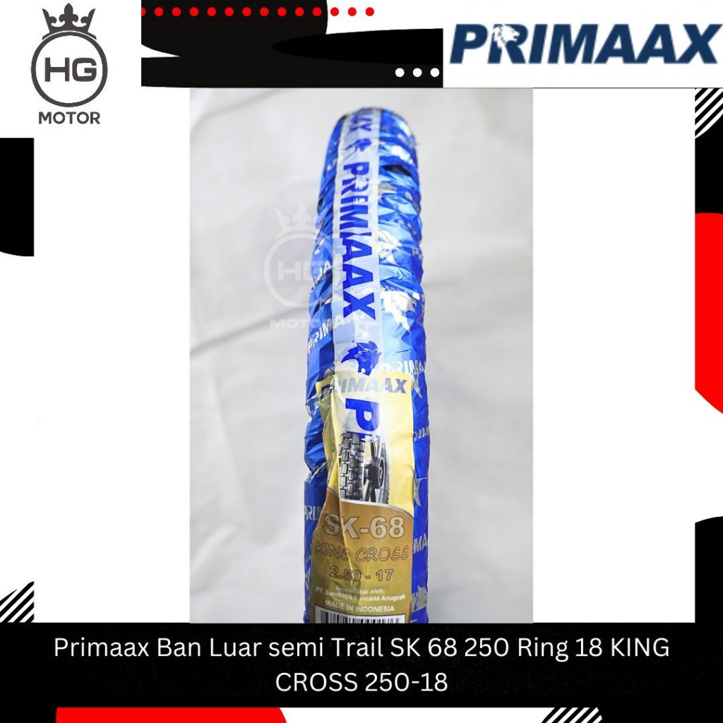 PRIMAAX PRIMAX Ban Luar semi Trail SK 68 2,50 250 Ring 17 Tube Type