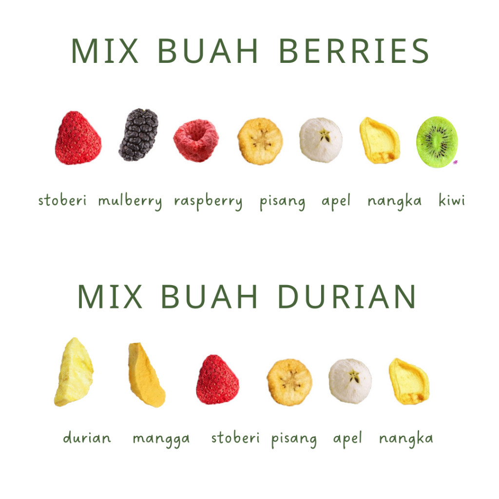 Snack Buah Toples 1L 225gr Buah Kering Renyah Kripik Buah Keripik Buah dan Sayur Snack Diet Keripik