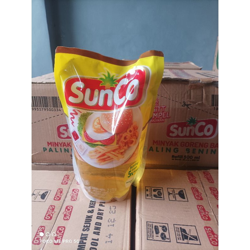 

Minyak goreng refill 2ltr SunCo