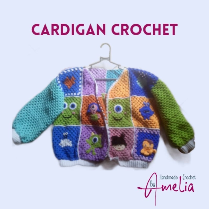 Jaket Rajut Custom Order/Crochet Cardigan/Cardigan Rajut Custom