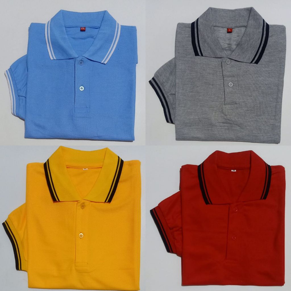 Kaos Kerah Pria Dewasa / Wangki / Kaos Seragam