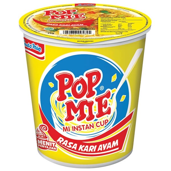 

POP MIE RASA KARI AYAM 75 GR