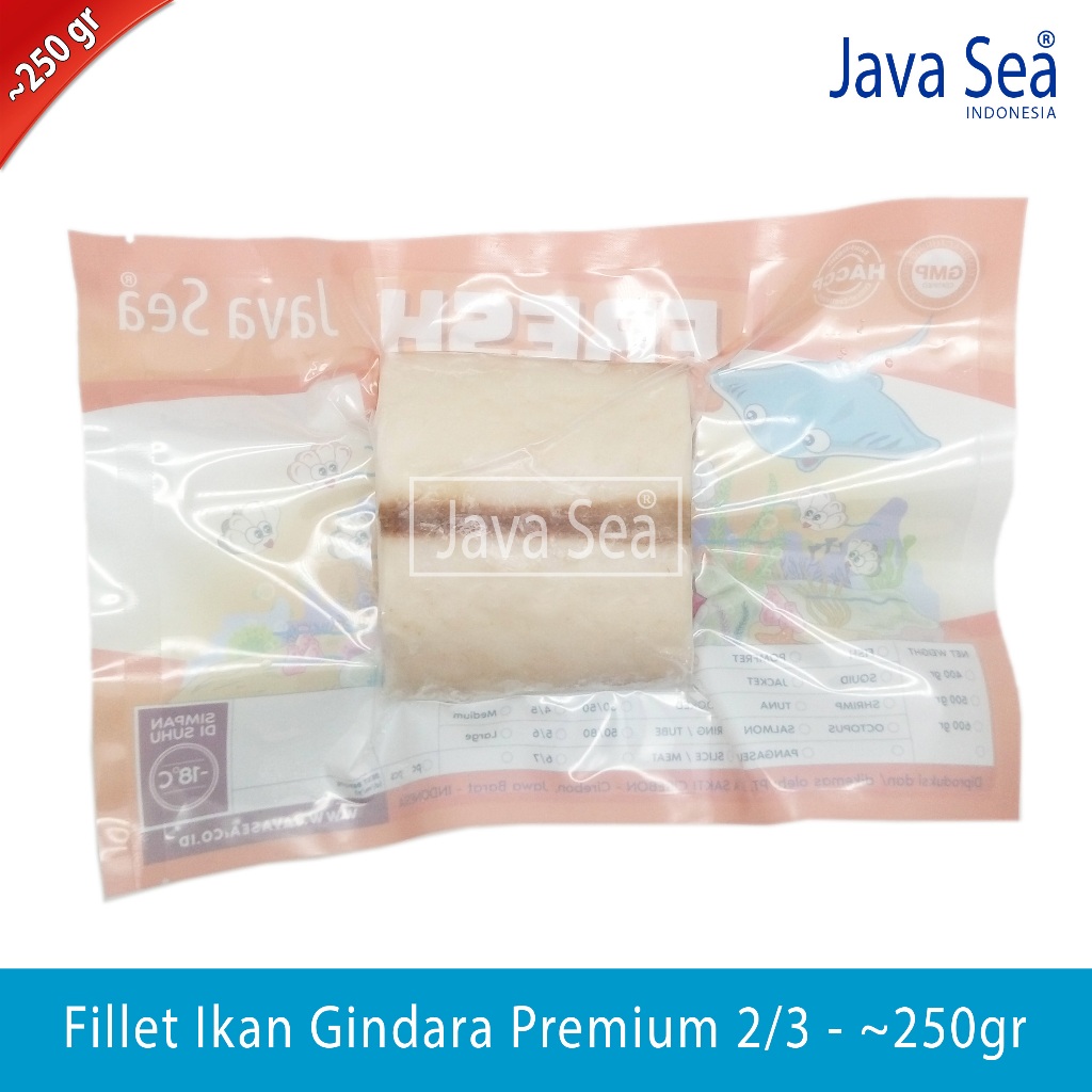 

Fillet Ikan Gindara 2/3 pack 200-300gr Java Sea