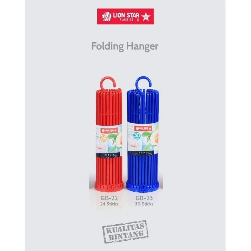 Lion Star Folding Hanger / Hanger Bulat