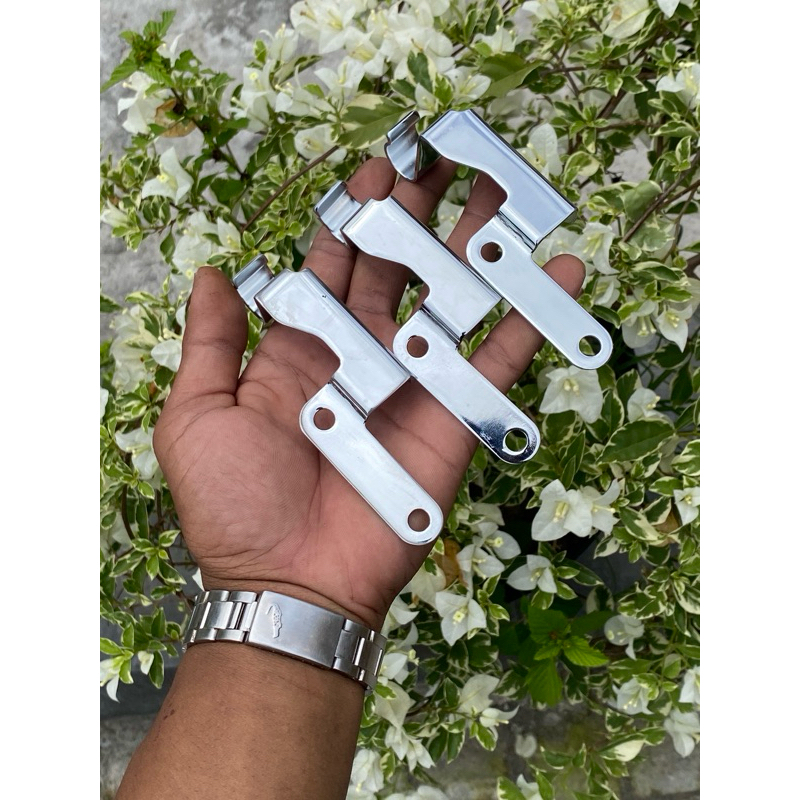 BREKET CHROME SELANG REM DEPAN RX KING