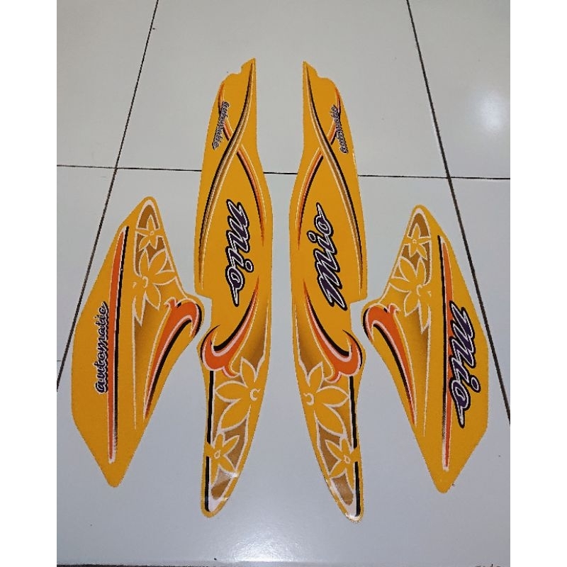 Striping Mio Sporty copy original Kuning 2005