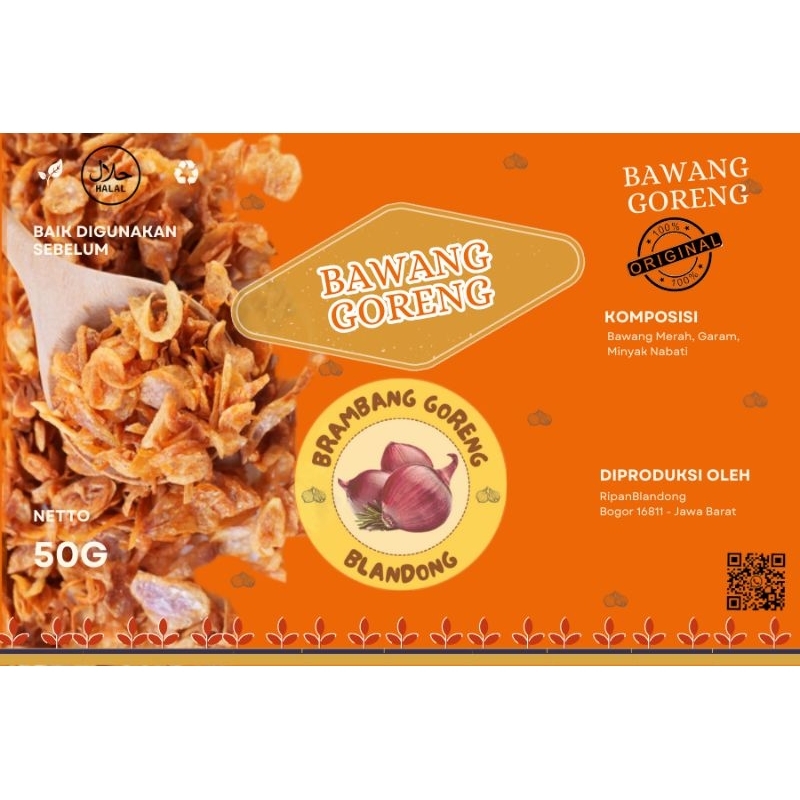 

Bawang goreng asli 50g