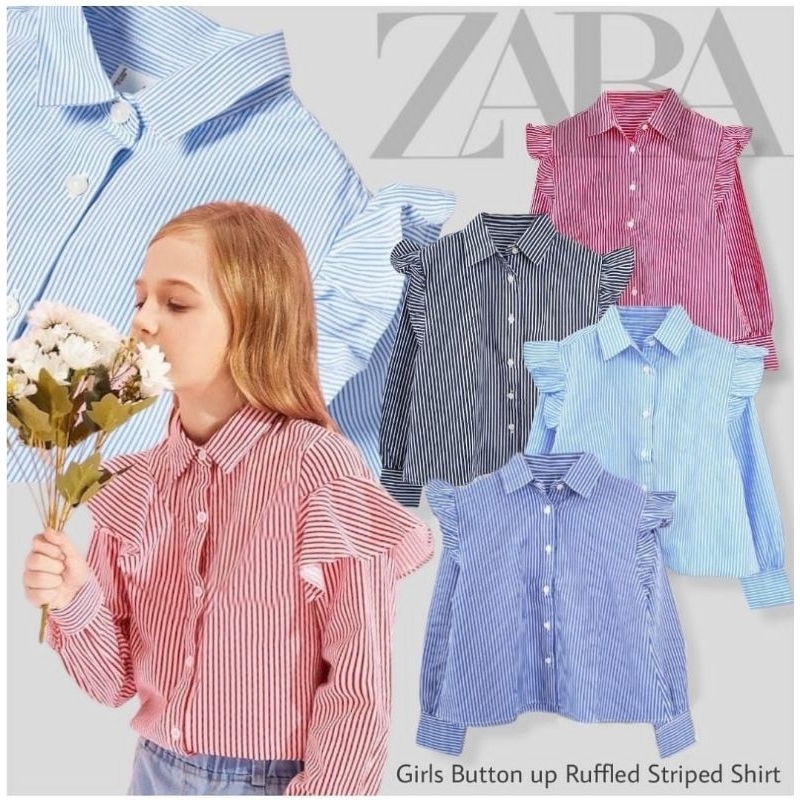 kemeja anak perempuan Zara