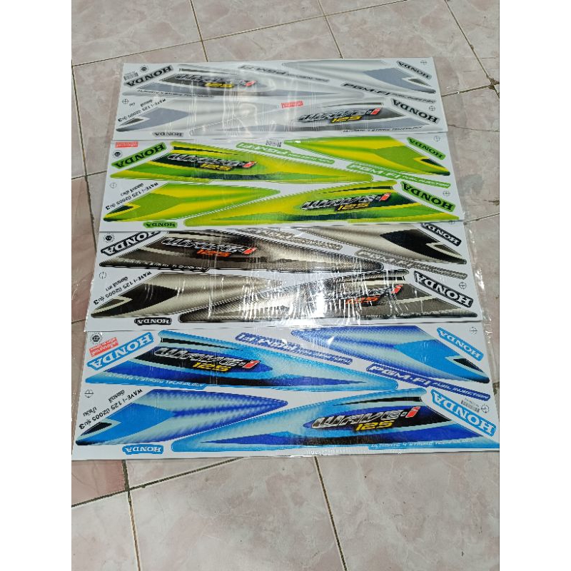 Striping wave 125 old kodak paper thailand