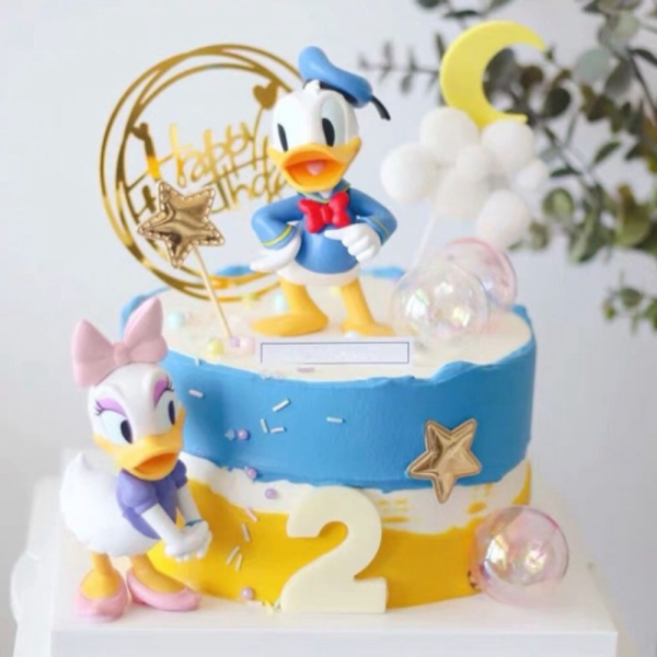 

Duck Bebek Limited Figure Puffy Fluffy Promo Daisy Desi Set Donal Isi - 2 Donald