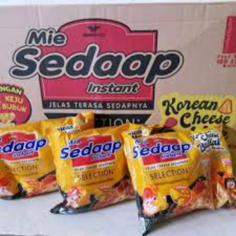 

Mie Sedaap selection cheese buldak 86g gr /Dus 40 pcs