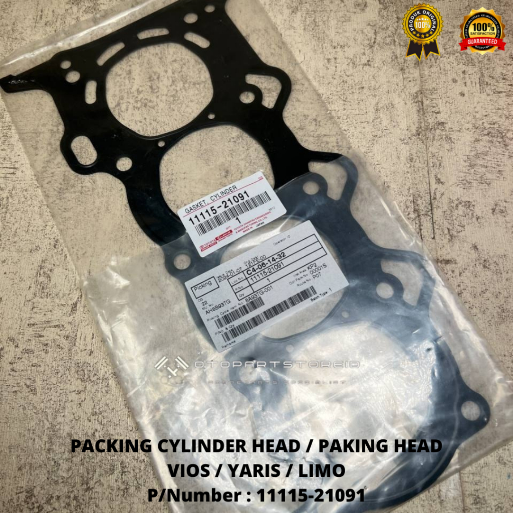 PACKING CYLINDER HEAD / PAKING HEAD VIOS / YARIS / LIMO ORIGINAL