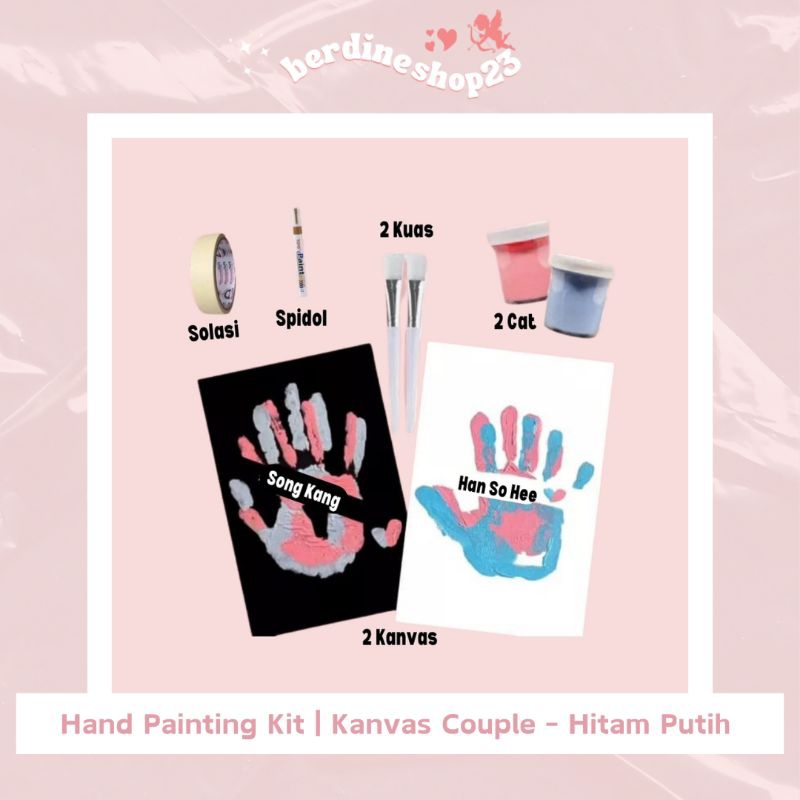 

[CUTE COUPLE] Hand Painting Kit | Kanvas Couple