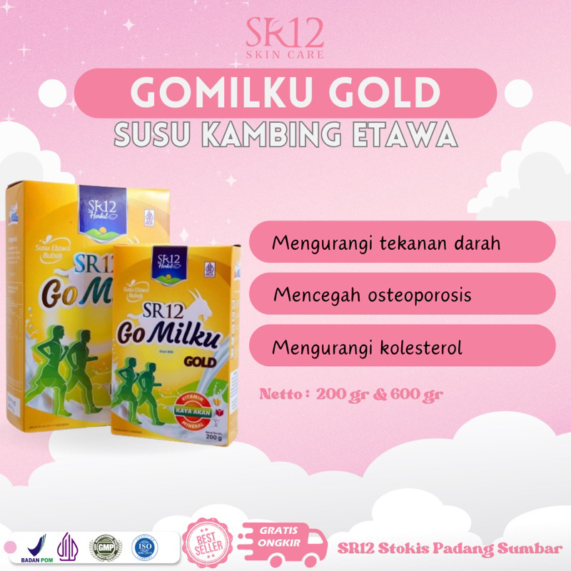 

SR12 Go Milku Gold Susu Kambing Etawa Asli Atasi Nyeri Sendi Pegal Linu