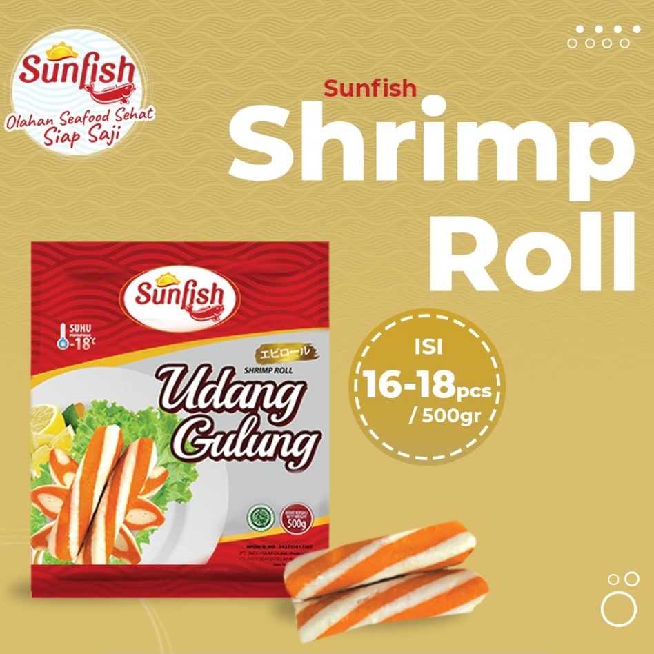 

Sunfish Shrimp Roll 500gr